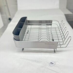 KitchenAid  Stainless Dish Drainer Rack Rust Resistant  Sturdy Silverware Holder